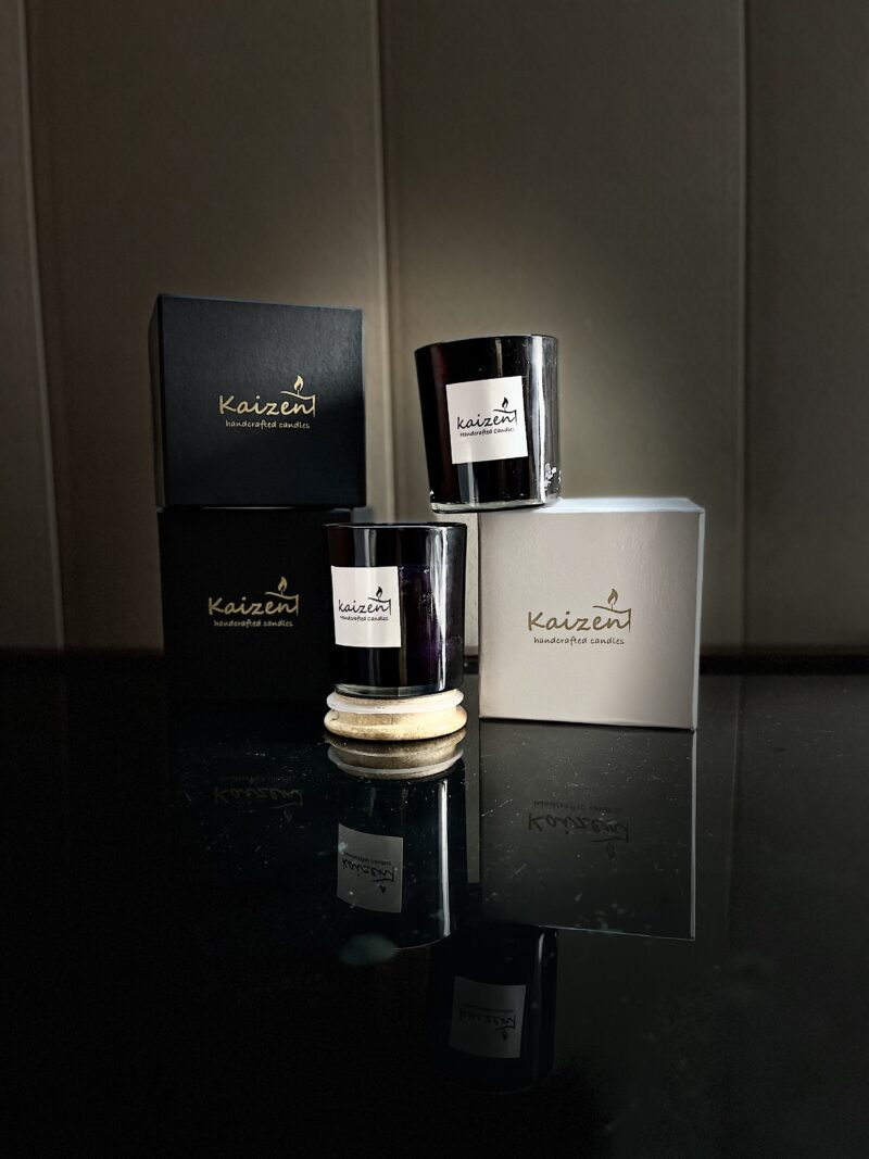 Kaizen Glossy Jar Fragrance Candles – Sleek & Serene - Image 5