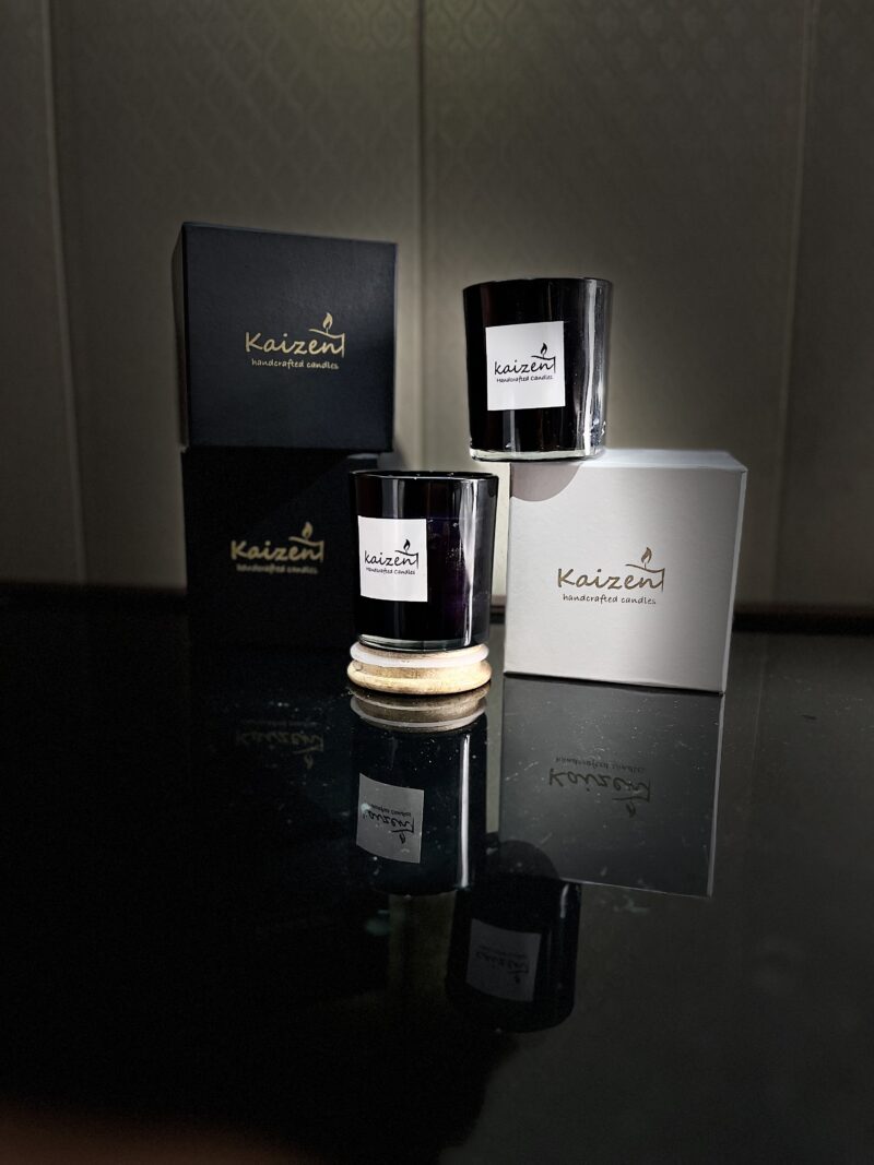 Kaizen Glossy Jar Fragrance Candles – Sleek & Serene - Image 2