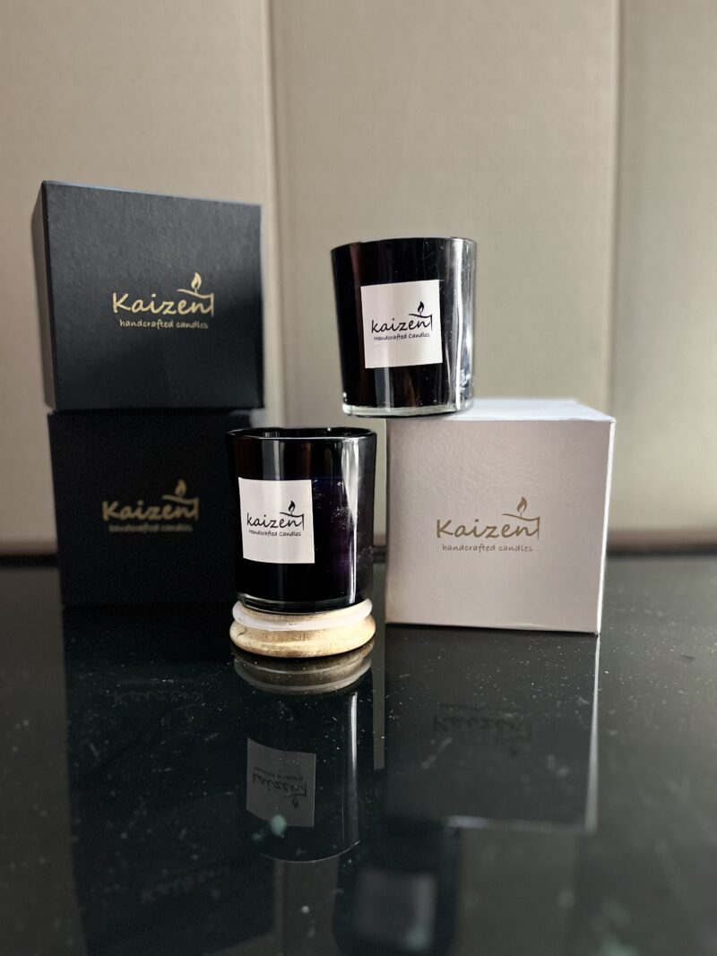 Kaizen Glossy Jar Fragrance Candles – Sleek & Serene - Image 4