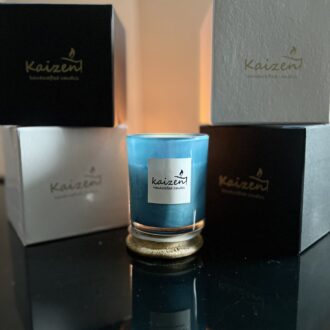 Kaizen Glossy Jar Fragrance Candles – Sleek & Serene