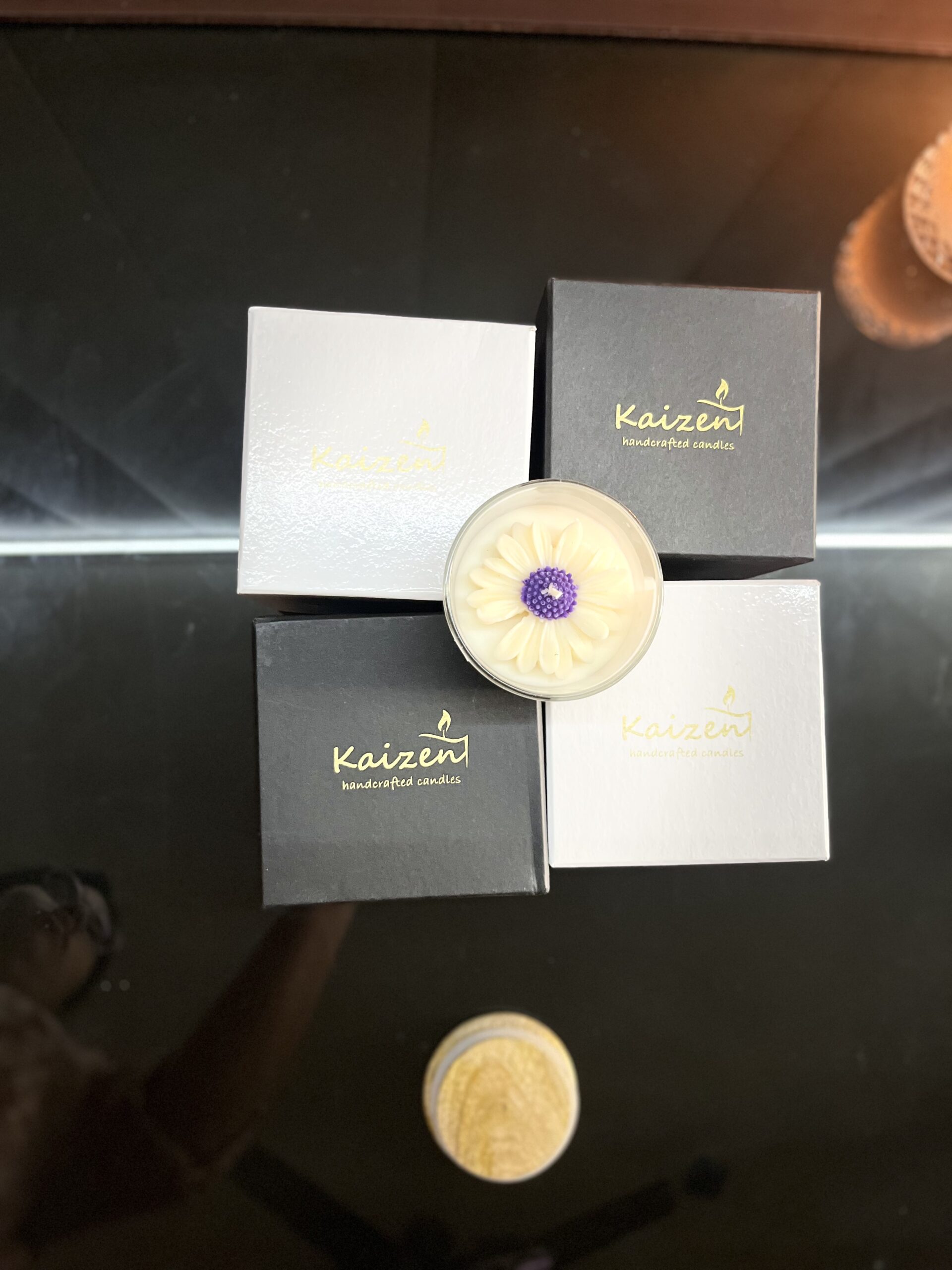 Kaizen Flower Pond Fragrance Candles – Nature-Inspired Calm