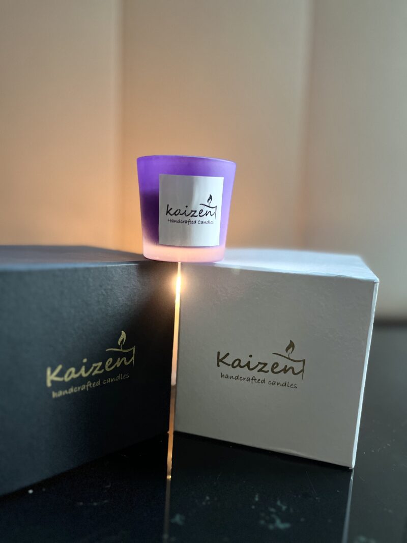 Kaizen 7 Chakra Fragrance Candles – Short Glass Series - Image 3