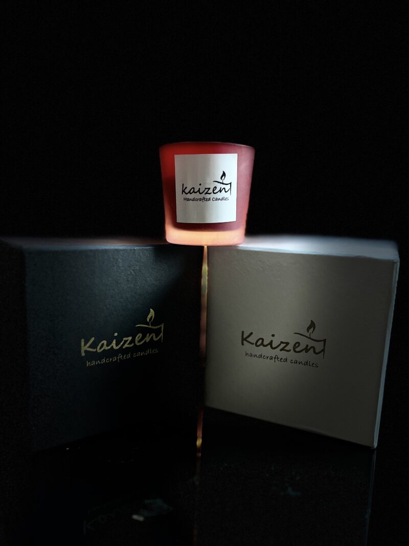 Kaizen 7 Chakra Fragrance Candles – Short Glass Series - Image 3