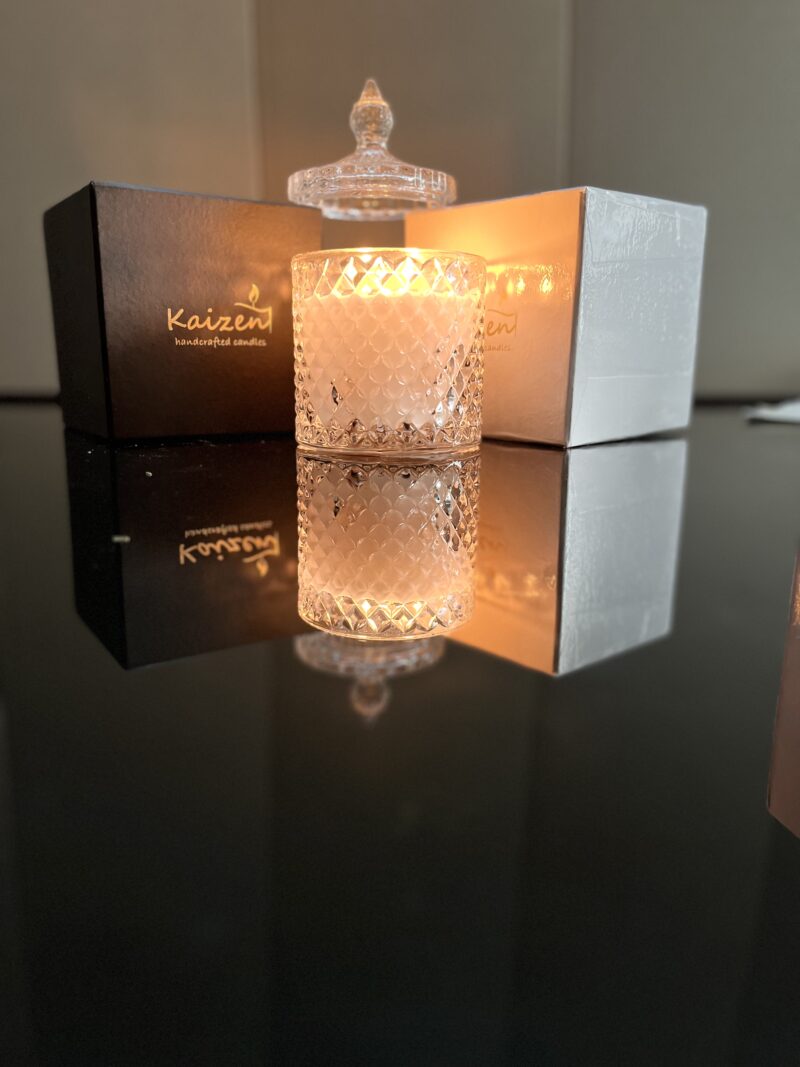 Kaizen Crystal Jar Fragrance Candles – Handcrafted Aroma